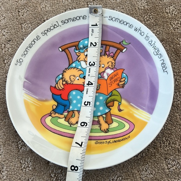 Vintage 1983 The Bernstein Bears Plate Limited Edition - Picture 4 of 4